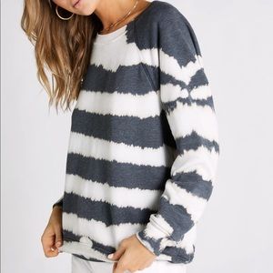 Wildfox Zebra Dye Sweatshirt, Size: Small